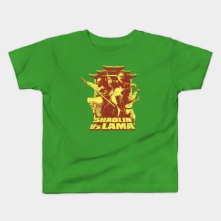 Shaolin Vs. Lama Kung Fu Martial Arts Vintage movie kung fu gift Kids T-Shirt